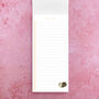 Cats Orange And White Magnetic List Pad, thumbnail 2 of 2