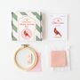 Cardinal Cross Stitch Kit, thumbnail 6 of 6
