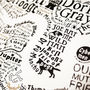 Typographic Map Of Literary London Print, thumbnail 4 of 9