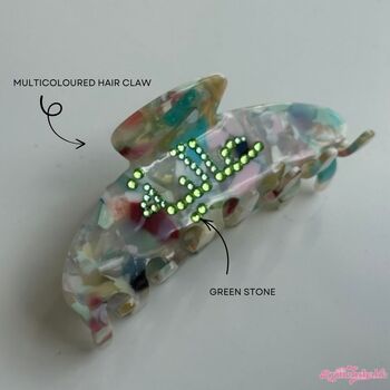 Arabic Custom Hair Claw Clip, 3 of 5