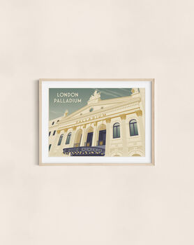 London Palladium Theatre Travel Poster Art Print, 3 of 6