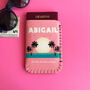 Personalised Passport Holder Sunset And Palm Trees, thumbnail 2 of 3