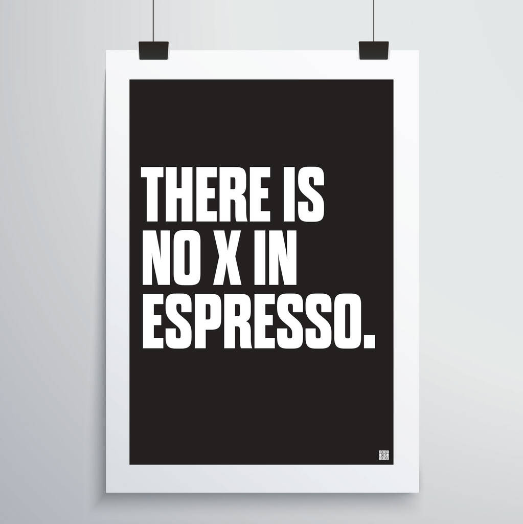Espresso Print, 1 of 4