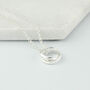 30th Birthday Sterling Silver Ring Necklace, thumbnail 6 of 7