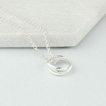 30th Birthday Sterling Silver Ring Necklace, 6 of 7
