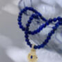 Classical Blue Bead Ode Necklace, thumbnail 1 of 3