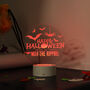 Personalised Halloween LED Light Up Sign, thumbnail 1 of 6