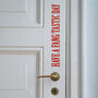 Fang Tastic Day Halloween Door And Mirror Sticker, thumbnail 3 of 4