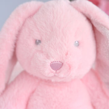 Personalised Pink Baby Girl Bunny Soft Toy, 3 of 5