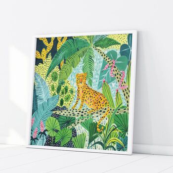 Jungle Leopard Art Print, 4 of 6