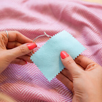 cloth jewellery silver polishing notonthehighstreet