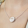 Personalised Rainbow Disc Necklace Gift For Her, thumbnail 1 of 4