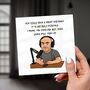 Funny Birthday Card – Podcast Host Parody Design, thumbnail 4 of 7