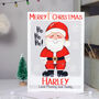 Personalised Santa Baby 1st Christmas Card, thumbnail 7 of 10