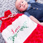 Personalised Botanical Plush Christmas Sack, thumbnail 1 of 3