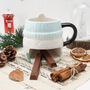 Christmas Jolly Snowman Snack Mug With Gift Box, thumbnail 2 of 7
