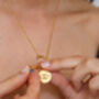 Gold Plated Good Fortune Charm Pendant Necklace, thumbnail 3 of 10