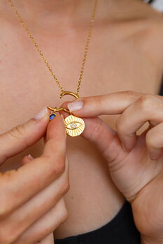Gold Plated Good Fortune Charm Pendant Necklace, 3 of 10