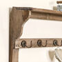 Farmhouse Wooden Wall Shelf With Hooks, thumbnail 2 of 4
