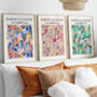 Marché Aux Fleurs Abstract Art Wall Print, thumbnail 3 of 8