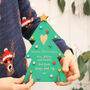 Personalised Wooden Christmas Tree Card, thumbnail 1 of 3