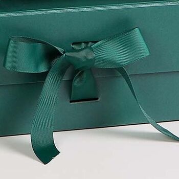 Personalised Luxury A4 Forest Green Gift Box, 4 of 7