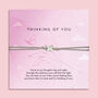 Thinking Of You Bracelet, thumbnail 1 of 6
