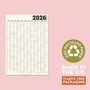 2026 Wall Planner | Black And White | Portrait, thumbnail 3 of 3
