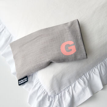 Personalised Linen Eye Pillow Hot And Cold Therapy, 3 of 8