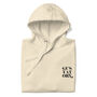 Barcelona Coffee Scene Cotton Blend Embroidered Hoodie, thumbnail 9 of 12