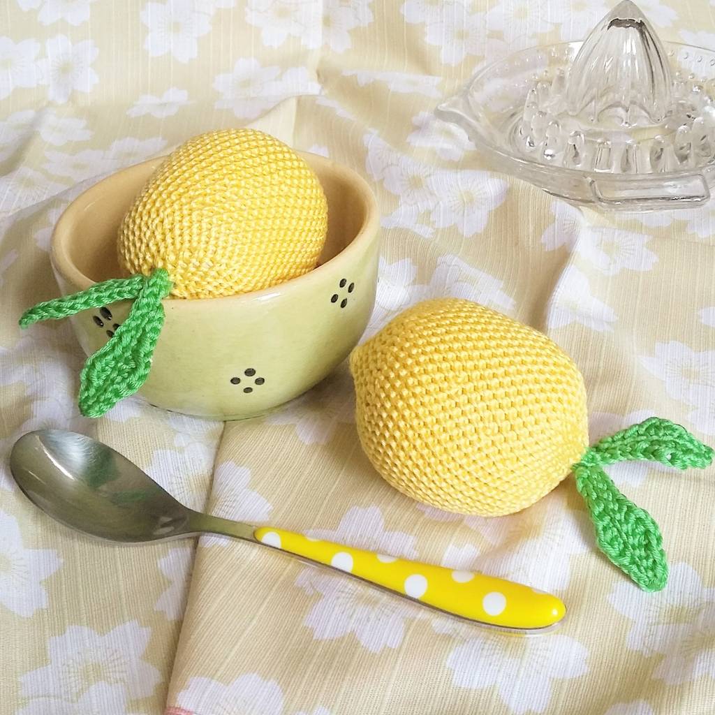 Lemon Crochet Toy, 1 of 8