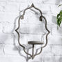 Grey Moroccan Wall Sconce, thumbnail 1 of 6