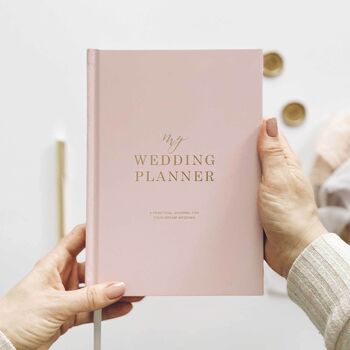 Wedding Planner Book Blush With Gold Foil, 5 of 12