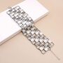 Chunky Silver Multilink Chain Bracelet, thumbnail 5 of 9