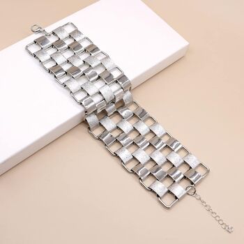 Chunky Silver Multilink Chain Bracelet, 5 of 9