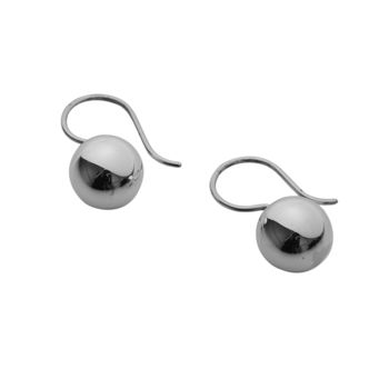 Sterling Silver Ball Earrings, 2 of 4