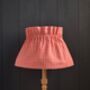 Dolly Red Gingham Gathered Scrunchie Lampshade, thumbnail 1 of 2