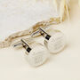 Personalised Grooms Party Wedding Cufflinks, thumbnail 3 of 11