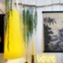 King And Queen Oversized Cone Lampshades In Acid Yellow, thumbnail 4 of 5