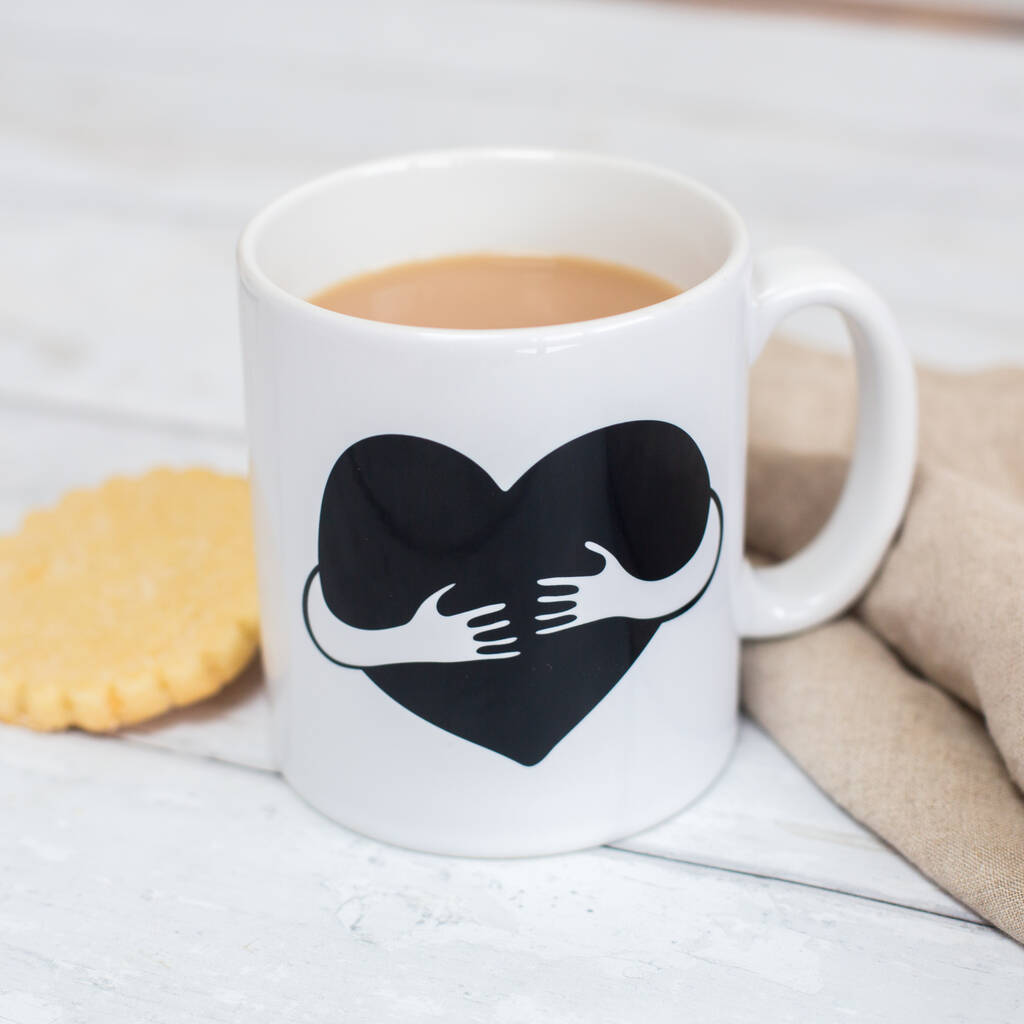 'Hug On A Mug' Personalised Mug Gift By Of Life & Lemons