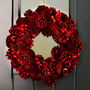 Luxury Red Winter Wreath, thumbnail 1 of 5