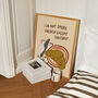 I Do Not Speak French Except Croissant Print, thumbnail 8 of 10