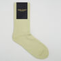 Plain Men's Bed Socks – Cream, thumbnail 2 of 3