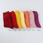 Daily Basic Cotton Socks: Women's Spring Summer Colourful Socks, thumbnail 7 of 10