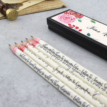 The Wit And Wisdom Of Jane Austen Pencil Set, 5 of 7