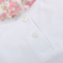 Edoth Pink Collar Floral Top, thumbnail 6 of 9