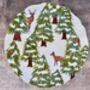 Christmas Tree With Deers Patterned Plate, 33cm, thumbnail 3 of 4