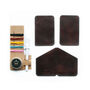 Personalised Leather Card Holder Kit Be The Maker, thumbnail 7 of 9