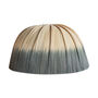 Dipped Dye Pleated Bamboo Lampshade, thumbnail 6 of 7