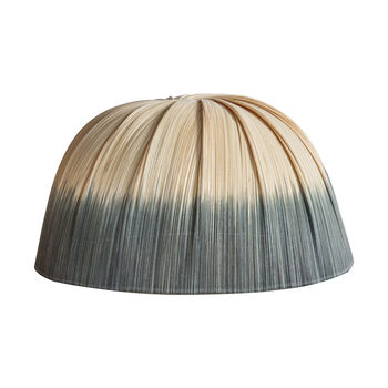 Dipped Dye Pleated Bamboo Lampshade, 6 of 7
